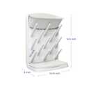 Ubbi Vertical Baby Bottle Drying Rack, Space Saving Countertop Drying Rack Baby Organizer, Oat