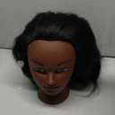 16 Inch 100% Real Hair Mannequin Head Training Head Manikin Cosmetology Doll Head for Hairdresser Practice Braiding Hair Styling with Clamp Stand (16 -Inch)