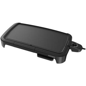 BLACK+DECKER 8-Serving Electric Griddle, GD2051B, Non-Stick Cooking Surface, Warming Tray, Removable Drip Tray, Family Sized