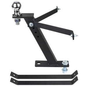 GUSUHAWK 3 Point Lawn Mower Trailer Towing Hitch Garden Tractor HI Hitch with 2" Diameter, 3500 Lbs Chromed Hitch Ball for Husqvarna Ariens Cub Cadet Craftsman Huskee Poulan Riding Mowers