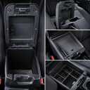 Carlimeki Center Console Organizer (3-piece set) for Tacoma 2016-2023 - for Tacoma Accessories