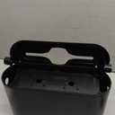 Countertop Paper Towel Dispenser,12.6"4.5" Large Non-Slip Bottom Napkin Dispenser Multifold Paper Towel Holder Dispenser with Visible Window Elegant for Kitchen Bathroom Toilet Hotel (Black)