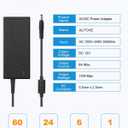 ALITOVE 12V 6A Power Supply 72W AC/DC Adapter 100~240V 50-60hz 12 Volt Transfomer 6 Amp 5A 4A 3A AC to DC Converter with 5.5x2.5mm 2.1mm Plug for LED Strip Light CCTV Camera DC Pump Fan,2-Pack