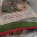 ZOBER Christmas Ornament Storage Box - Stores 64 3" Ornaments, With Dividers - Ornament Organizer Storage Box, Durable Christmas Containers Holder, Dual Zipper - Green