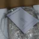 26" Farmhouse Table Lamp Dual Light, 3-Way Dimmable Touch Lamps, Rustic Nightstand Bedside Lamps with 2 USB Ports + AC Outlet, Modern Nightlight for Living Room Bedroom and Nightstand (White-1 Pack)