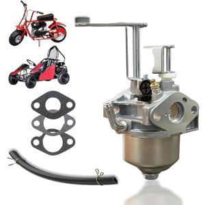 QYMOTO CK100-S Carburetor for Coleman SK100 RTK100 Go Kart,CT100U CC100X Mini Bike,Huayi 79cc 98cc 100cc 110cc 3HP OHV Engine Adjustable Carb