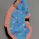 Supet Inflatable Dog Cone Collar for Large Medium Small Dogs, Soft Cone Collar for Dogs Cats, ECollar Doggie Neck Donut Dog Cone Alternative After Surgery, Size: M(Neck 9"-12.5")