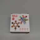 2 Pack Baby Teething Toys for 0-6 6-12 Months, Silicone Soothing Baby Teether Toys & Montessori Sensory Toys for Boy Girl, Safe and Durable Teething Toys for Newborn Infant (Blue & Beige)