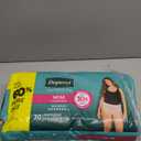 Depend Fresh Protection Adult Diapers, Incontinence Underwear for Women, Disposable, Maximum, Medium, Blush, 30 Count