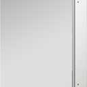 Medicine Cabinet with Mirror, 20x30 inch Bathroom Cabinet, Assembly Needed, Aluminum Surface Mount or Recessed Wall Cabinet, Adjustable Glass Shelves, Suitable for Bathroom Bedroom