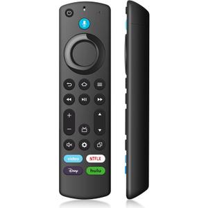 Replacement TV Remote Compatible with Smart Fire Smart TV Stick Lite, for Firestick(4K/2nd Gen/3rd Gen/4K Max) with Voice Controller, for Insignia/Hisense/Cube TCL Smart TV 3rd Gen