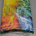 Trading Card Binder for TCG Cards, 9-Pocket Portable Card Collector Ablum Holder Book Fits 900 Cards with 50 Removable Sleeve, Waterproof Card Binder Display Storage Carrying Cases for TCG-Storm