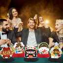 Casino Theme Party Decorations,9 PCS KSKSPE Casino Centerpieces for Tables Honeycomb Centerpieces 3D Casino Theme Party Decor Supplies Boys Girls
