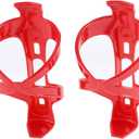 Plastic Water Bottle Rack Holder Bracket Cage for Bicycle 2 Pcs Red(id:3d 50d f9 463 412