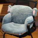 Chair Cushion, Chair Pillow, Plush Chair Pad, Soft Rocking Chair Seat Cushion with Removable Cover for Dorm Office Living Room(Blue)
