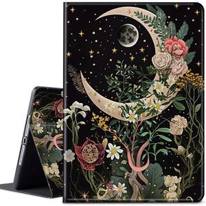 for All-New Fire Max 11 Case 13th Generation Lightweight Protective Smart Stand Cover with Auto Wake Sleep Case for Fire Max 11 inch 2023 - Moon Floral Flower