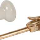 NIKKY HOME Decor Wall Hooks, Gold Bow Wall Hooks for Hanging Coats and Hats, Vintage Mounted Hook Chic Towel Hooks for Bathrooms, Clothing Hook for Bedroom 2PCS