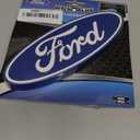 Plasticolor 002236 Ford Oval Hitch Cover, Fits Class II, 1.25" & Class III, 2" receivers, Billet aluminum