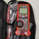 KAIWEETS Digital Clamp Meter Multimeter with D-Shaped Jaw for AC/DC Current & Voltage, Auto-ranging 4000 Counts Voltage Tester with Flashlight Backlight, Measuring Temperature Continuity Diode NCV