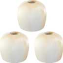 3 Pack 6.1" Painting Glass Covers Shade Pendant Ceiling Chandelier Wall Sconce Lamp Replacement Fixture,1.66" Fitter Size,5.5" high6.1" diameter