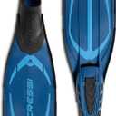 Cressi Adult Snorkeling Full Foot Pocket Fins Made with Advanced Technology - Pluma: Made in Italy (EU 41/42 | US Man 8-9 | US Lady 9-10)