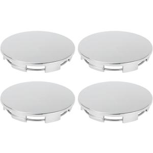 4 Pcs 68mm 2.68" OD - Universal Car Wheel Hub Center Caps - Auto Hub Covers Rustproof - Durable Plastic Chrome Silver Tone