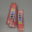 36 Packs Valentines Heart Watercolor Paint Set 8 Washable Colors with Brushes Water Color Painting Kit Party Favor Valentines Gifts Painting Kit for Adult