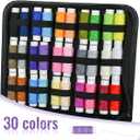 Sewing Kit, 100 Pcs Portable Mini Sewing Kit for Home Travel Sewing Accessories with 30 Color Thread, Tape Measure, Needles, Scissors and Other Accessories