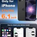 FNTCASE for iPhone 17e & iPhone 16e Case: [Compatible with Magsafe] Solid Matte Magnetic Phone Cover with [Full Camera Protection] [Screen Protector] Military Grade Shockproof Protective, Blue