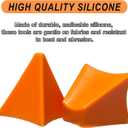 3 x 2PCS Silicone Seam Tools, Reusable Caulk Smoothing Tool Silicone Caulking Tool Caulking Applicator Finishing Tool for Bathroom Grout Kitchen Sink Floor Finish