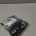 Tempt Me Women Mid Waist Bikini Bottoms - V Cut Front Swim Bottoms High Cut Cheeky Bathing Suit Bottoms Brazilian Swimsuits (Black) M