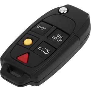 X AUTOHAUX 433MHz LQNP2T-APU Keyless Entry Remote Ignition Transponder Key Fob for Volvo XC90 2004-2014 for Volvo XC70 2004-2007 5 Buttons