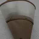 Soft Dog Cone Collar for Large Medium Small Dogs After Surgery, Adjustable Pet Recovery E-Collar, Elizabethan Collar for Dogs and Cats, Tan Large Long