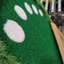 Floating Golf Green for Pool, Patented Pool Golf Game Floating Mat with Ball Retrieve Net/Scoreboard for Party & Training, 35x23"