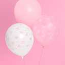 xo, Fetti Party Decorations Pink Latex Bow Balloons - 24 pk, 12" | Bachelorette Decorations, Bow Theme Birthday Party, Bridal Engagement Decor, Coquette Cute Supplies