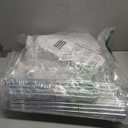 Mavivegue Book Shelf, 18 Cube Storage Organizer, DIY Bookcase, Metal Cube Bookshelf, Tall Book case for Bedroom, Living Room, Office, Closet Storage Organizer, Black Cubicle Storage Rack-White