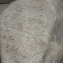 6x6 Brown Round Rug 6ft Living Room Circle Rug Vintage Round Area Rug Non Slip Indoor Carpet for Dining Room Bedroom