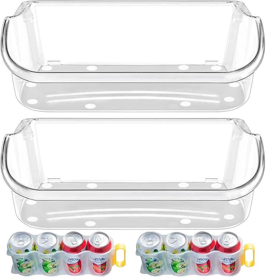 UPGRADE 240356402 Refrigerator Door Bin Replacement Part, Compatible with Frigidaire Refrigerator Door Shelf LFSS2612TF0 FFSS2615TS0 FGHS2631PF4A FGHS2655PF LGUS2642LF1 LFSS2612TE0 Door Bin(2-Pack)