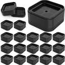 20 Pack Furniture Risers Adjustable Bed Risers Desk Leg Risers 1.38",Bed Lifts Risers Square Bed Raising Blocks for Table/Desk/Couch/Chair/Sofa/Bed/Cabinet