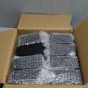 TURSTIN Set of 16 Black 4 Inch Square Solid Wood Furniture Legs Wooden Replacement Feet for Sofa, Couch, Chair, Bed, Cabinet, Table, Includes Screws, M8 Iron Washers, Felt Pads & Screwdriver