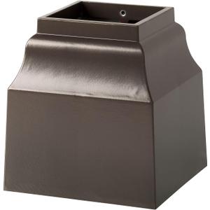 Whitehall Cascade Bronze Mailbox Post Base Cuff Whitehall Cascade Bronze Mailbox Post Base Cuff