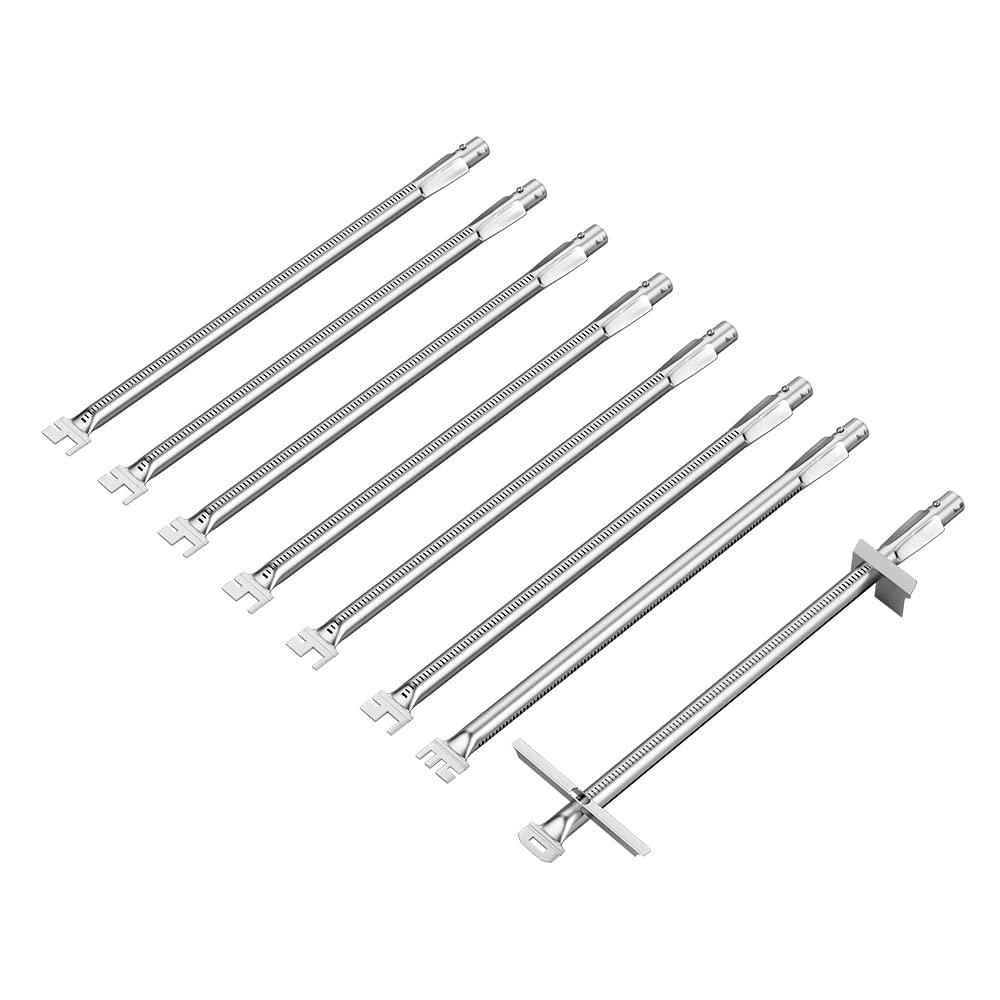 67558 8-Pack 304SS Grill Burners Tube Set for Weber Summit 660/670 Grill