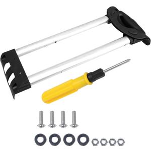 SHANOER Luggage Suitcase R003# Repair Kit w/ 37.79" Telescopic Handle & Grey Cup Holder & Screw & Screwdriver