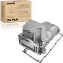 A-Premium Engine Oil Pan Sump with Gasket Compatible with - 1999-2006- Chevrolet Silverado Express 1500 2500 3500 Tahoe Suburban, GMC Sierra Savana Yukon, LS Engine 4.8L 5.3L 6.0L