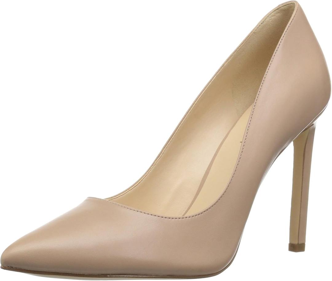 Nine West Women's Tatiana Pump, Beige, Size 7W