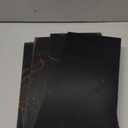 4 Pcs HDPE Plastic Sheet, HDPE Sheet 1/2" Thick, Size 6" x 12", High Density Polyethylene Sheet Solid Plastic Block for DIY Projects for Machining Home (Black)