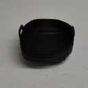 Square Silicone Air Fryer Liners 2 Pack, Compatible with Ninja AF141 181, 8.5 Inch Air Fryer Liners for COSORI 5-6.5 QT, Reusable Silicone Basket, Air Fryer Accessories (Black)