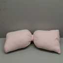 Oversized Pink Bow Pillow 12 x 30 Inch 100% Cotton Pink Long Pillow Coquette Big Bow Shaped Cushion Aesthetic Room Decor Cushion for Bed Sofa Couch Holiday Car Coquette Decor