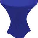 Royal Blue 32x42 inches Cocktail Highboy Spandex Fitted Stretch Tablecloth Table Cover Wedding Event Party