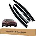 Window Visors Rain Guards for Ford Fusion 2013 2014 2015 2016 2017 2018 2019 2020 Accessories, Wind Deflectors Vent Shades for Ford Fusion